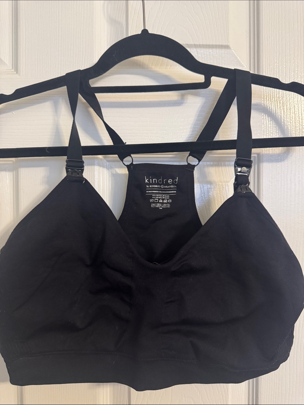 Kindred Bravely Black Nursing & Pumping Bra